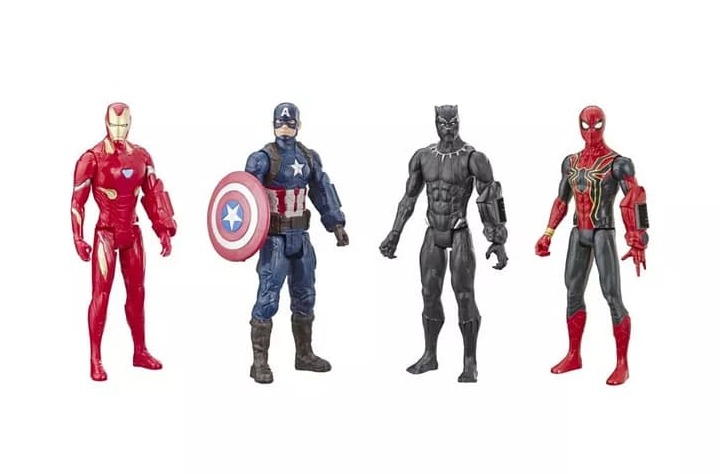 Набор 4 фигурок Marvel Avengers Endgame Titan Hero Series Hasbro, 30 см