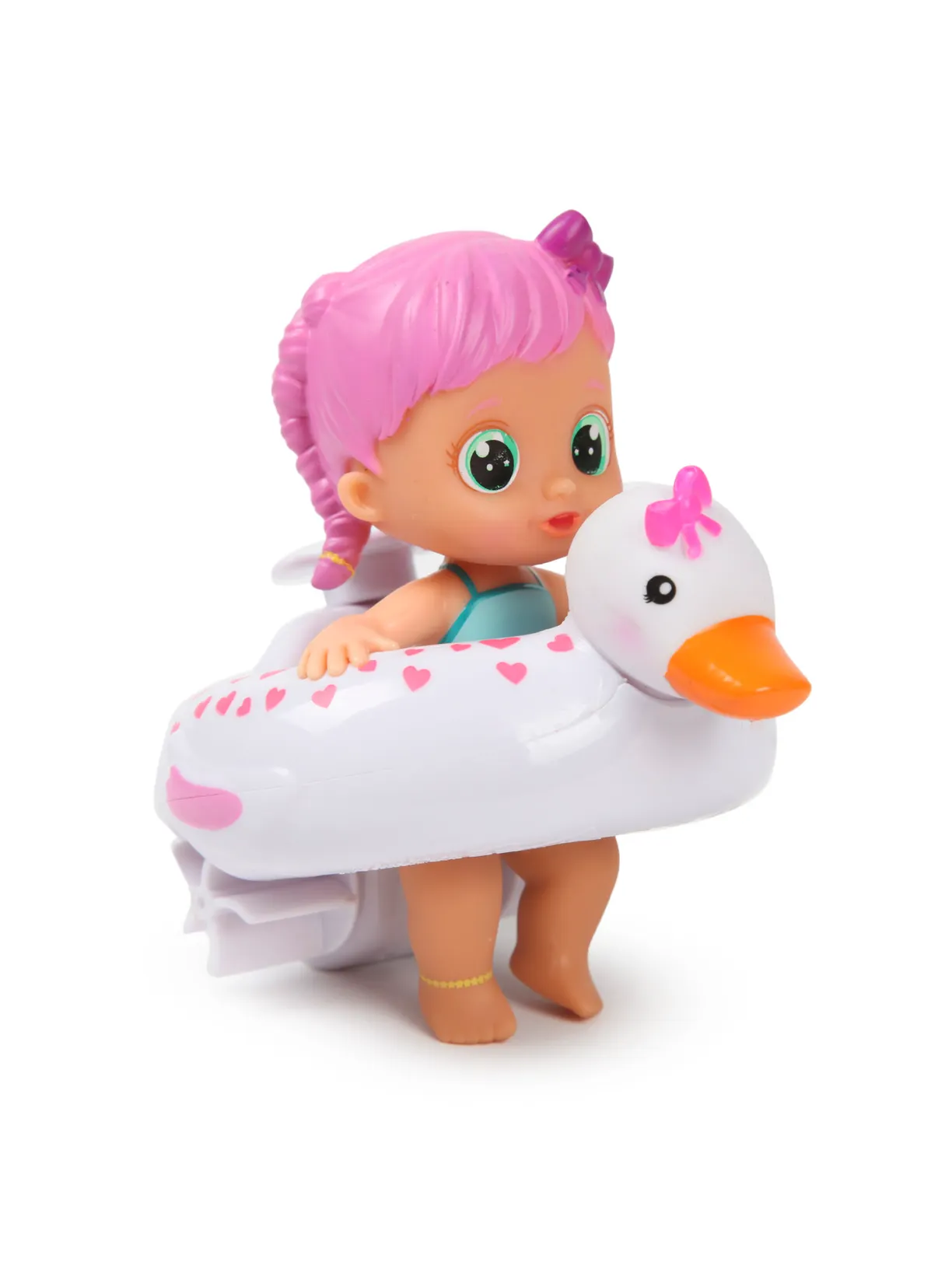 Кукла для купания Bloopies Floaties Wendy с кругом-лебедем