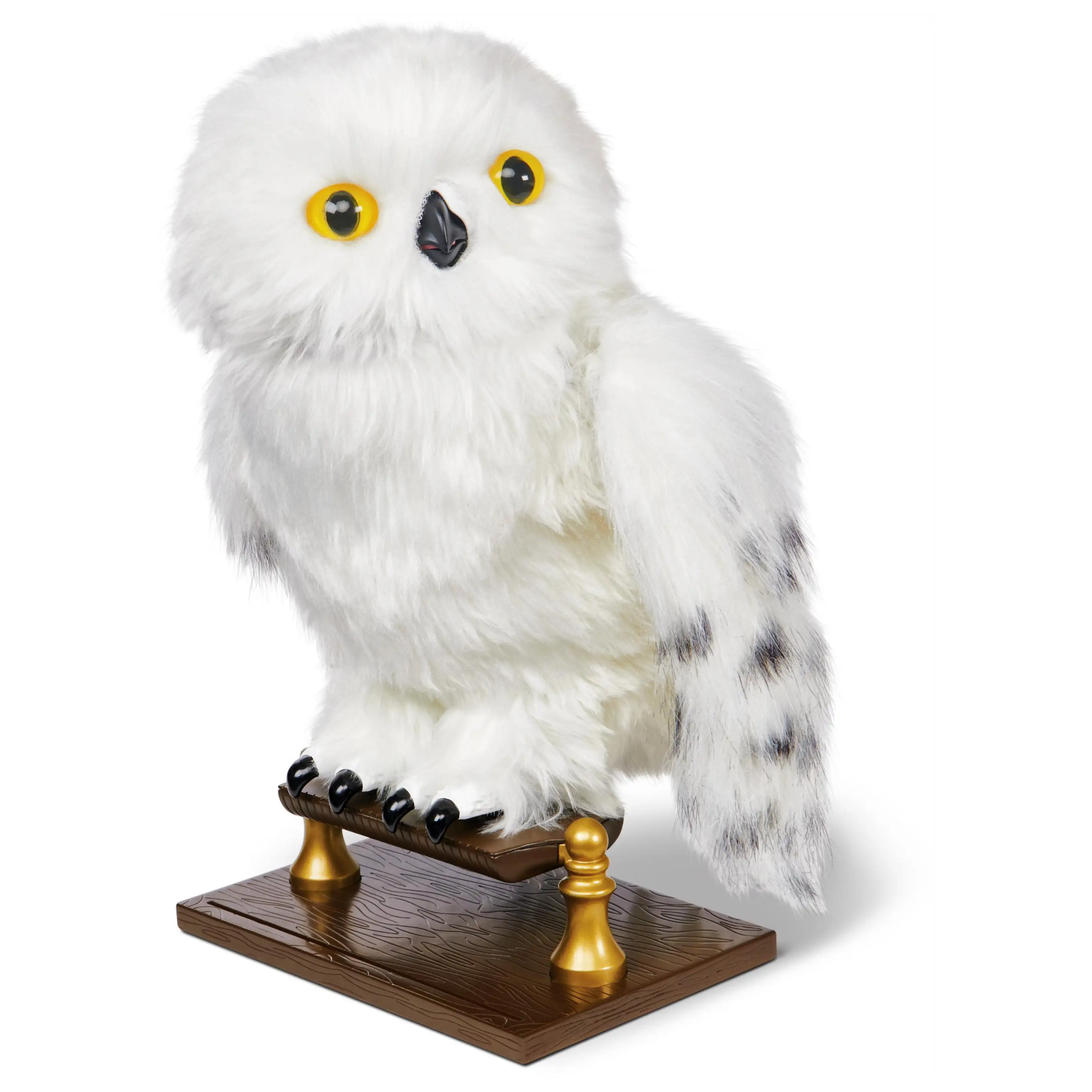 Интерактивная сова Букля Harry Potter Enchanting Hedwig с подставкой