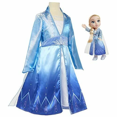 Набор Disney Frozen II — кукла Эльза и платье для девочки