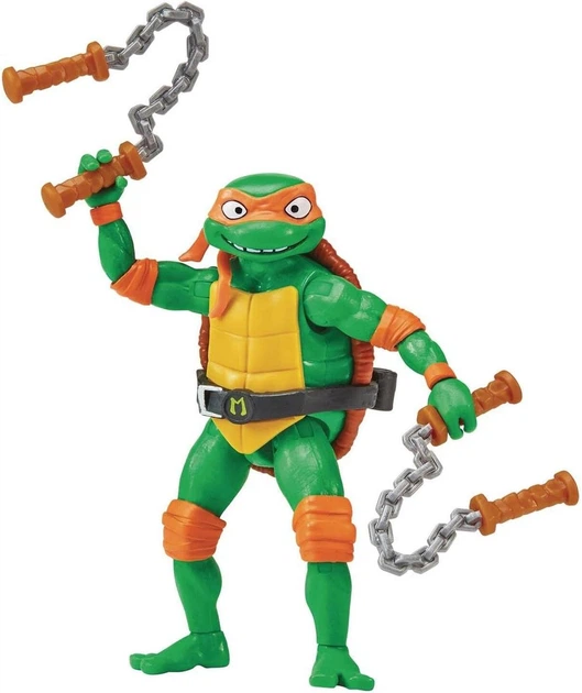 Фигурка Черепашки-ниндзя Микеланджело Mutant Mayhem Playmates, 10,8 см